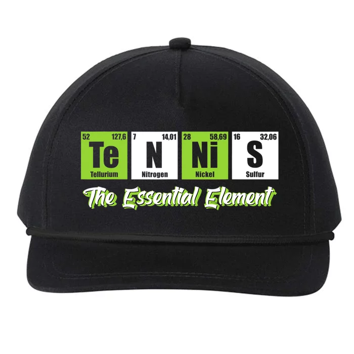 Tennis The Essential Element Funny Love Tennis Snapback Five-Panel Rope Hat