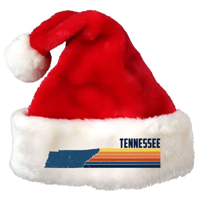 Retro Vintage Tennessee Premium Christmas Santa Hat