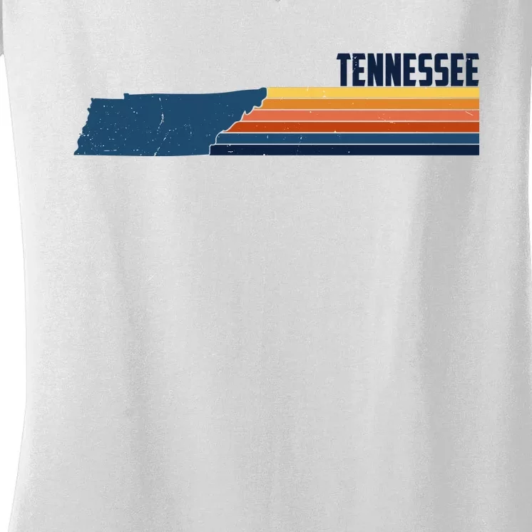 Retro Vintage Tennessee Women's V-Neck T-Shirt