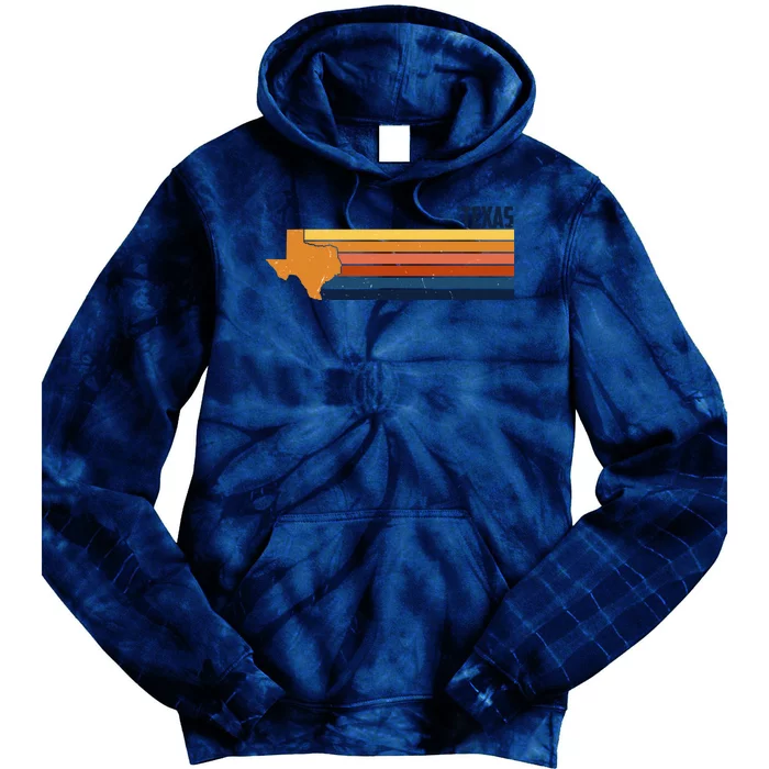 Retro Vintage Texas Tie Dye Hoodie