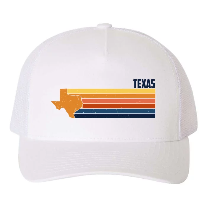 Retro Vintage Texas Yupoong Adult 5-Panel Trucker Hat