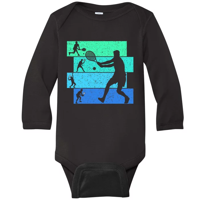 Tennis Baby Long Sleeve Bodysuit