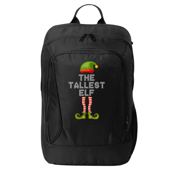 The Tallest Elf Funny Matching Christmas City Backpack