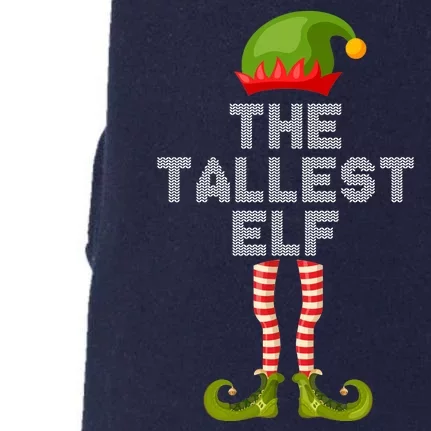 The Tallest Elf Funny Matching Christmas Doggie 3-End Fleece Hoodie