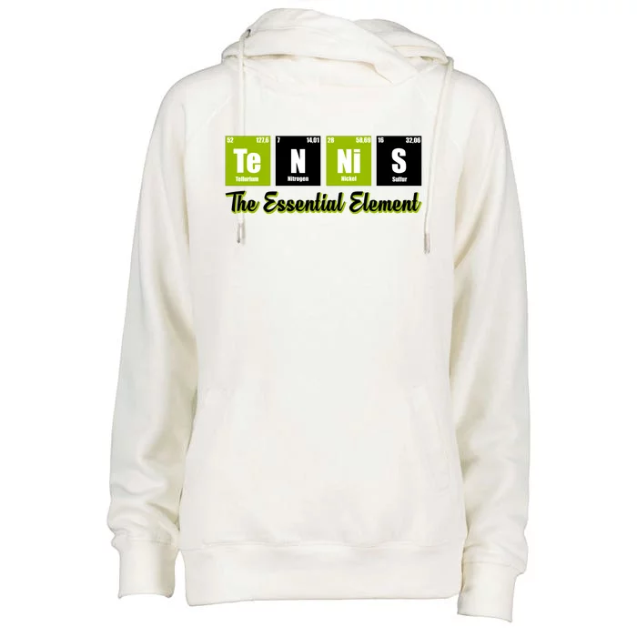 Tennis The Essential Element Womens Funnel Neck Pullover Hood