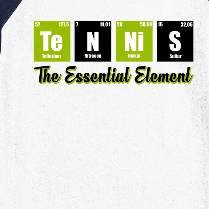 Tennis The Essential Element Baseball Sleeve Shirt