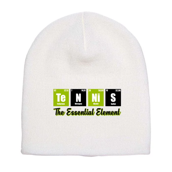 Tennis The Essential Element Short Acrylic Beanie