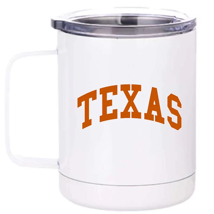 Texas Front & Back 12oz Stainless Steel Tumbler Cup