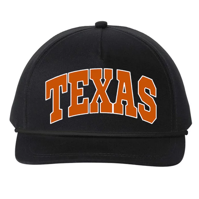 Texas Snapback Five-Panel Rope Hat