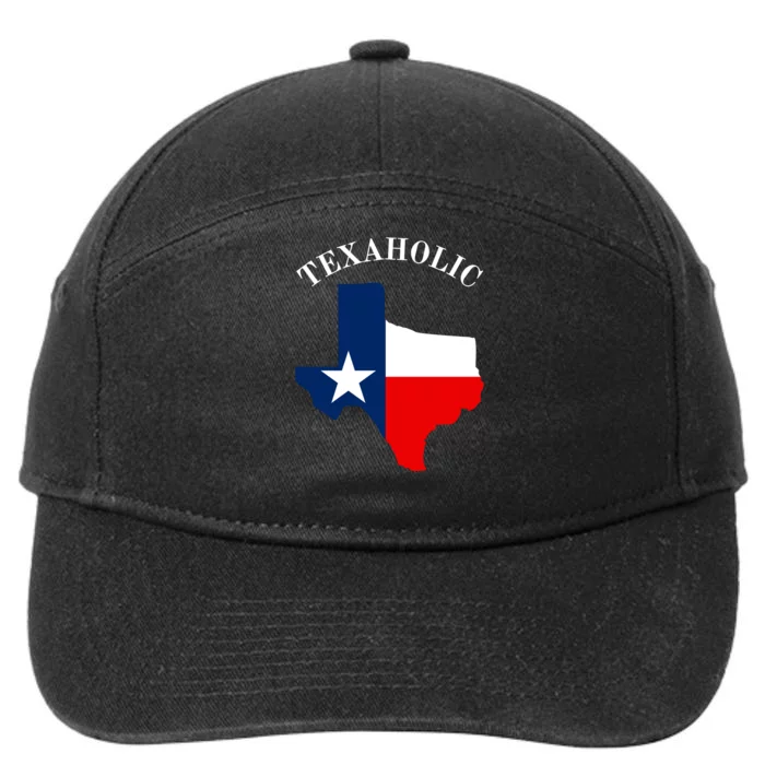 Texaholic 7-Panel Snapback Hat