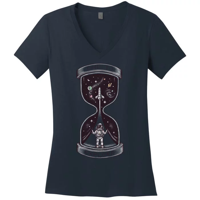 Time To Explore Women's V-Neck T-Shirt