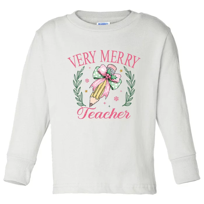 Teacher Toddler Long Sleeve Shirt