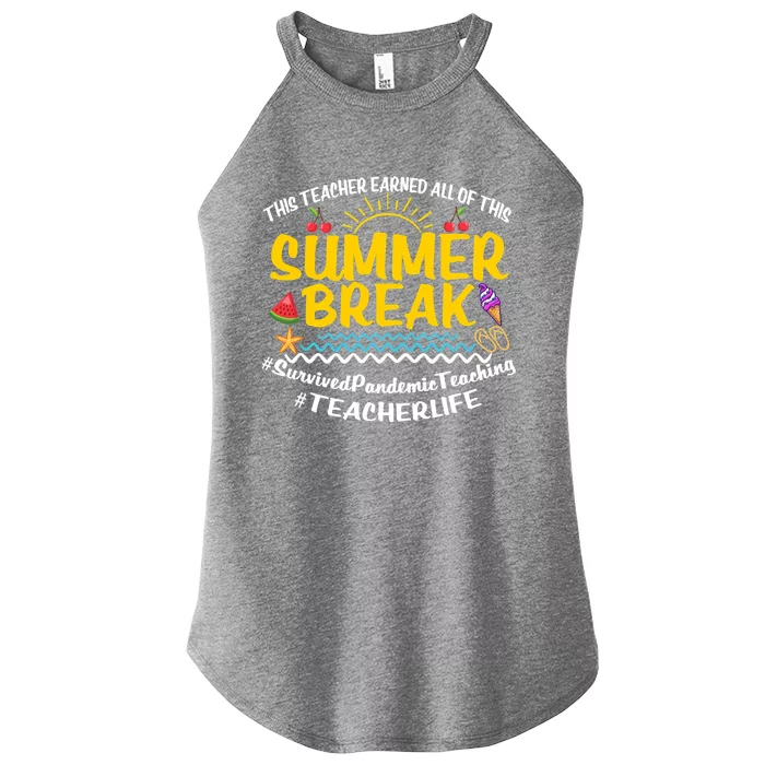 This Teacher Earned All Of This Summer Break Bruh We Out Gift Women’s Perfect Tri Rocker Tank