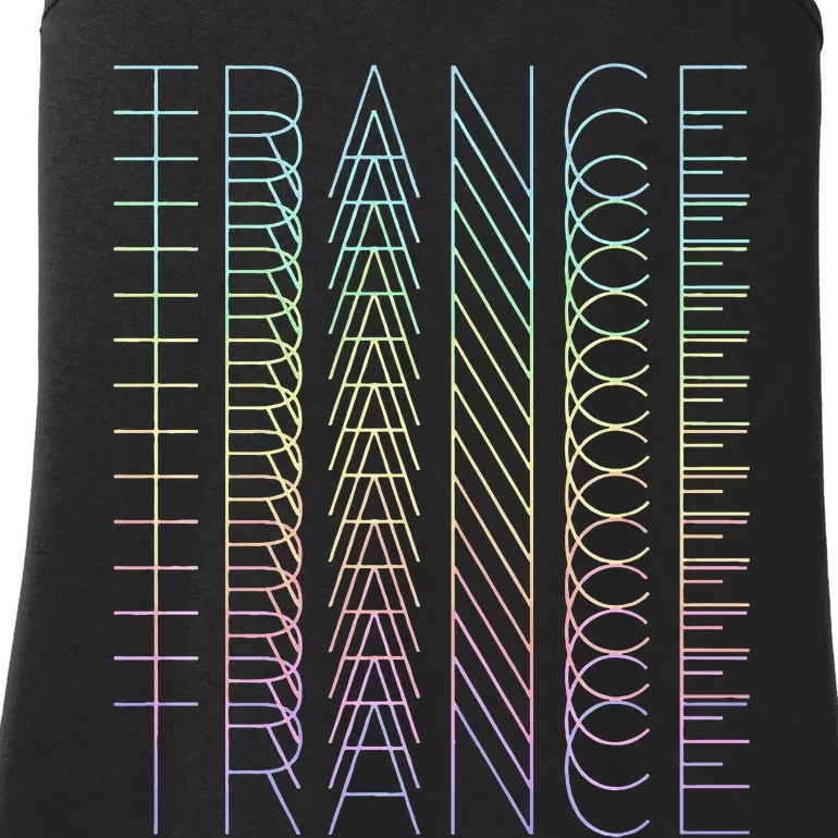 Trance Techno Edm Music Dj Rave Party Festival Ladies Essential Tank