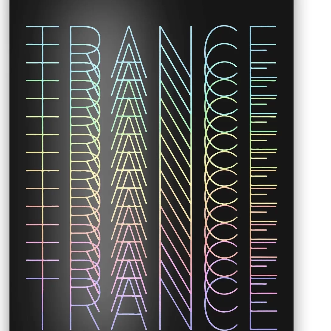 Trance Techno Edm Music Dj Rave Party Festival Poster