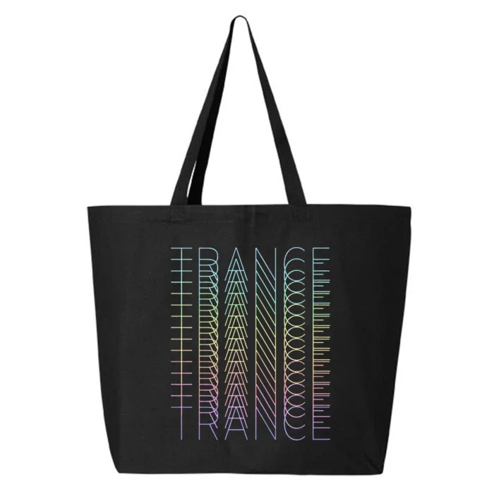 Trance Techno Edm Music Dj Rave Party Festival 25L Jumbo Tote