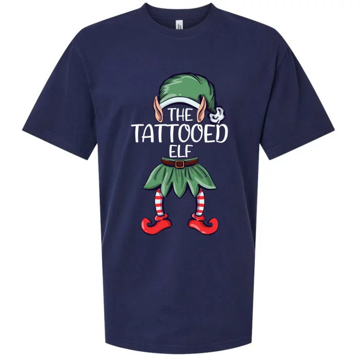 The Tattooed Elf Christmas Matching Family Group Elf Great Gift Sueded Cloud Jersey T-Shirt