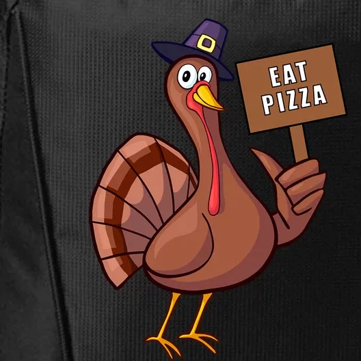 Thanksgiving Turkey Eat Pizza Thankful Gobble Design Outfit Great Gift City Backpack