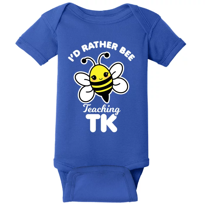 Tk Teacher Funny Kawaii Bee Transitional Kindergarten Gift Baby Bodysuit