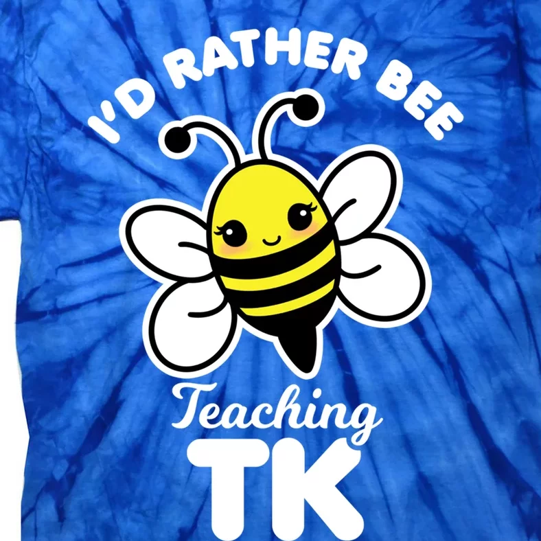 Tk Teacher Funny Kawaii Bee Transitional Kindergarten Gift Tie-Dye T-Shirt