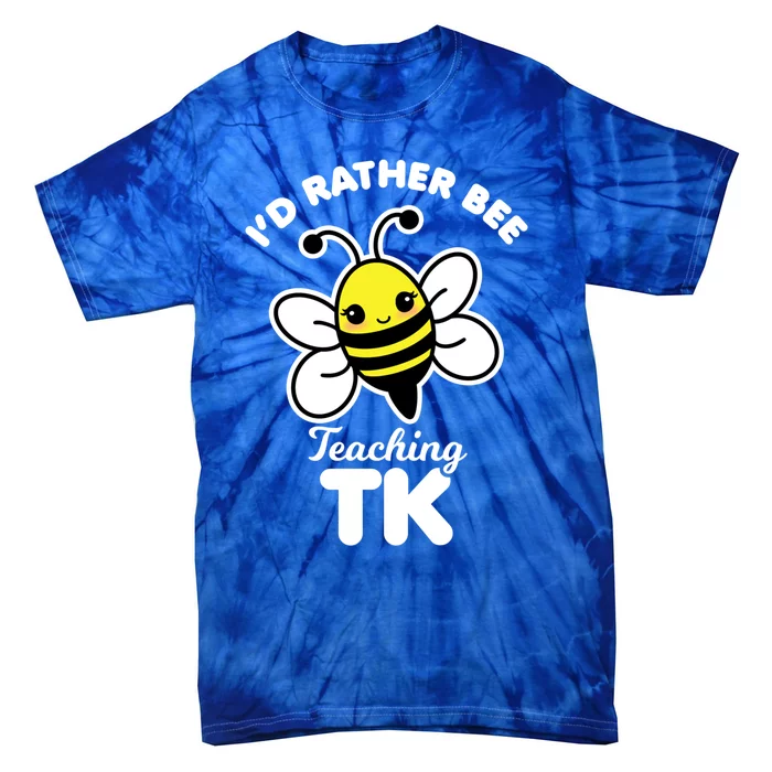 Tk Teacher Funny Kawaii Bee Transitional Kindergarten Gift Tie-Dye T-Shirt