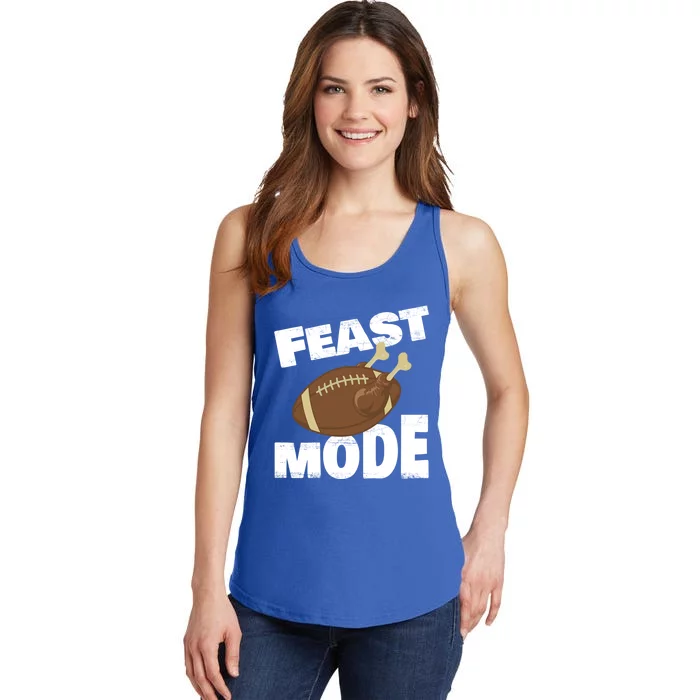 Thanksgiving Turkey Feast Mode Football Family Day Holiday Gift Ladies Essential Tank