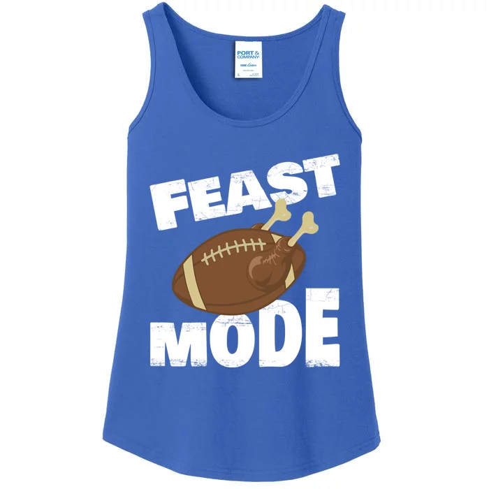 Thanksgiving Turkey Feast Mode Football Family Day Holiday Gift Ladies Essential Tank