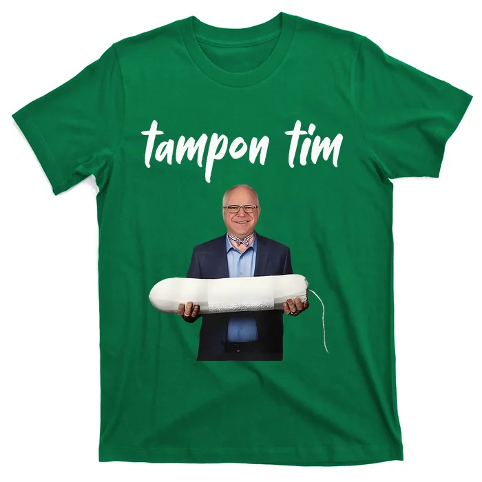 Tampon Tim Funny Tim Walz Joke T-Shirt