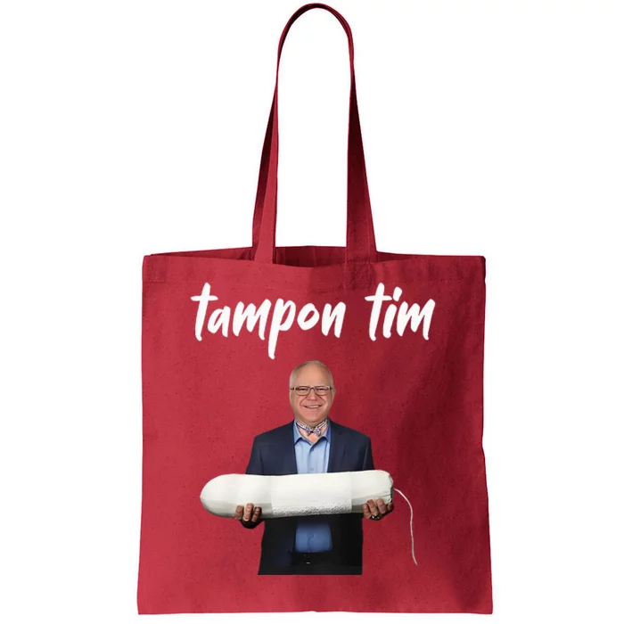 Tampon Tim Funny Tim Walz Joke Tote Bag