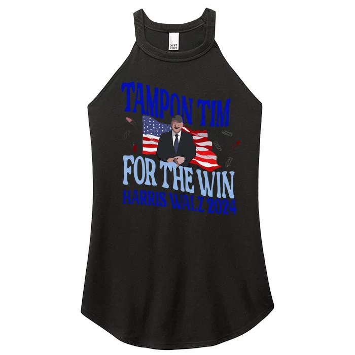 Tampon Tim For The Win Harris Walz 2024 Women’s Perfect Tri Rocker Tank