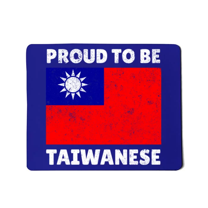 Taiwan Taiwanese Flag Proud Heart Love Vintage Cute Gift Mousepad