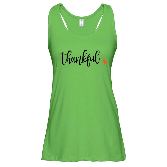 Thankful Thanksgiving Fall Vibes Halloween Autumn Gift Ladies Essential Flowy Tank