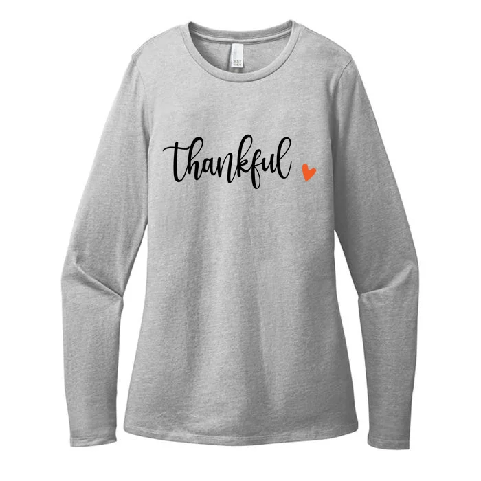 Thankful Thanksgiving Fall Vibes Halloween Autumn Gift Womens CVC Long Sleeve Shirt