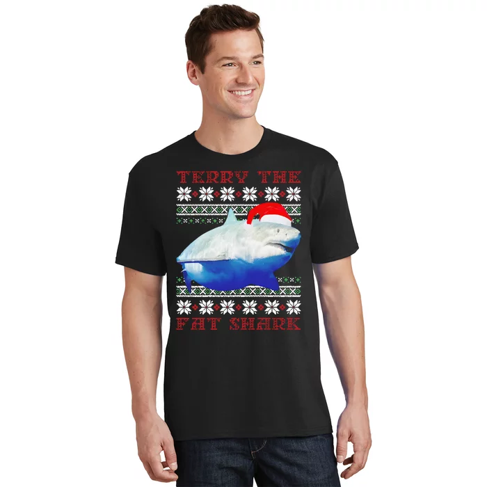 Terry The Fat Shark Christmas T-Shirt