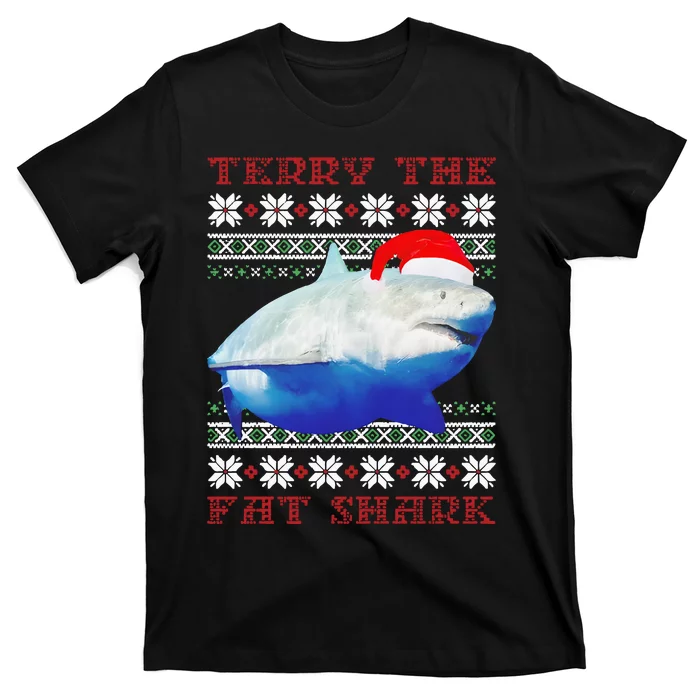 Terry The Fat Shark Christmas T-Shirt