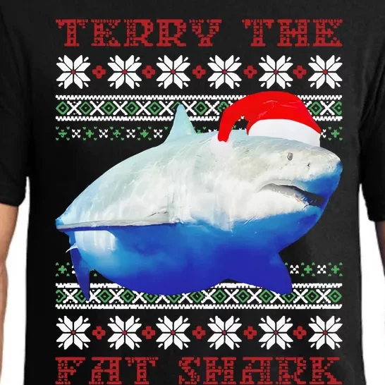 Terry The Fat Shark Christmas Pajama Set