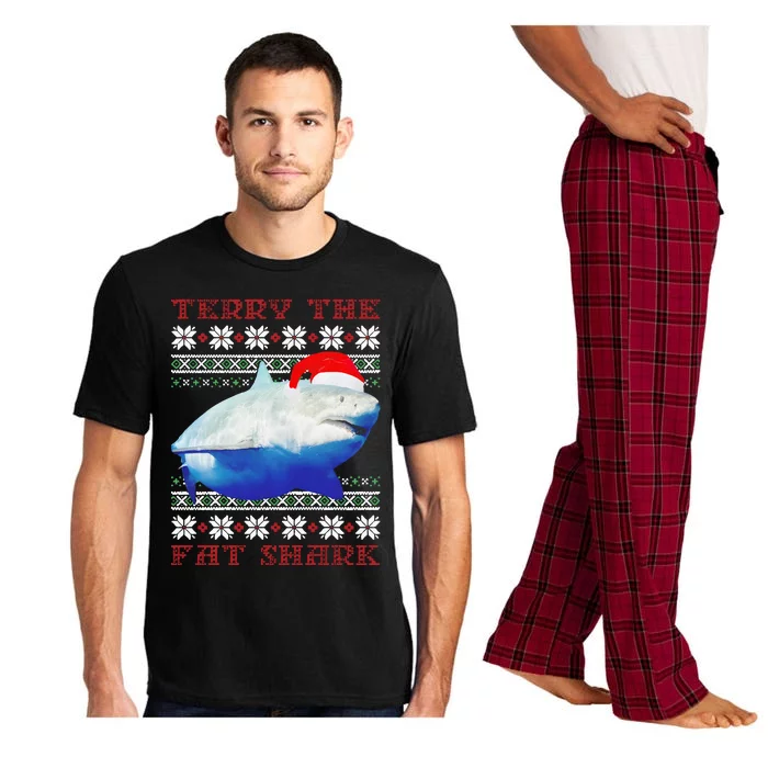 Terry The Fat Shark Christmas Pajama Set