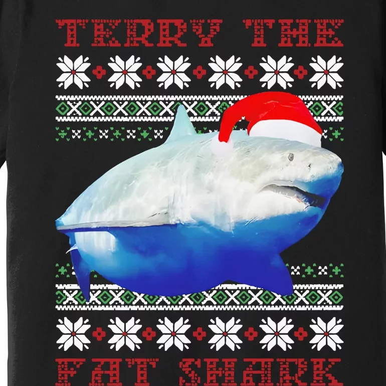 Terry The Fat Shark Christmas Premium T-Shirt