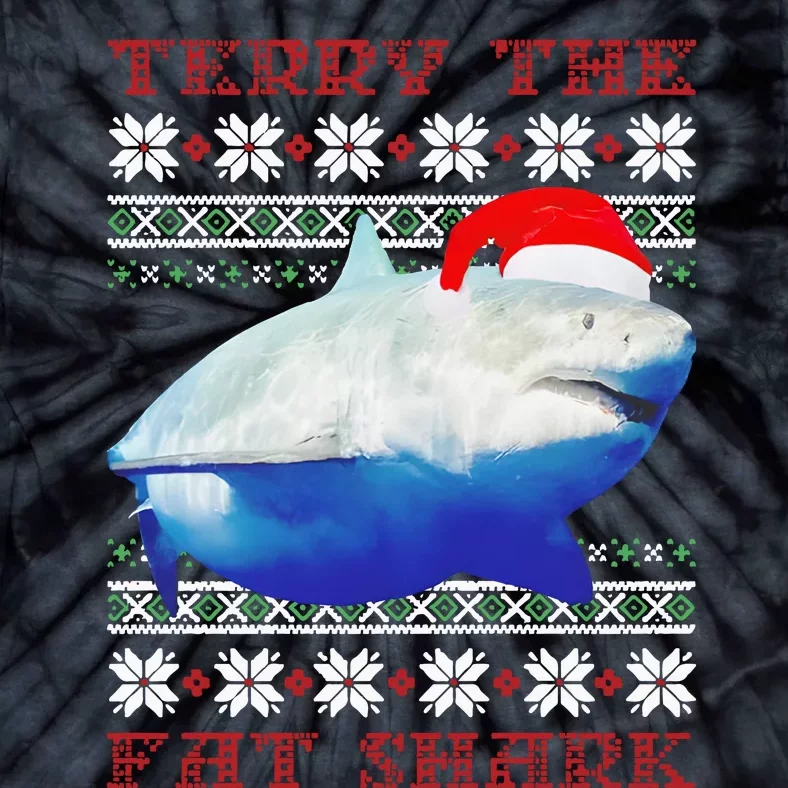 Terry The Fat Shark Christmas Tie-Dye T-Shirt