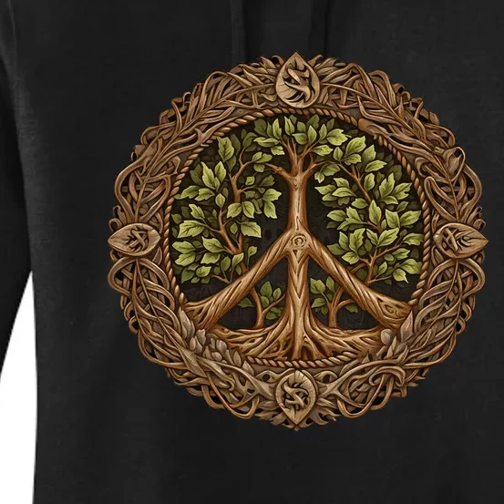 Tree of Life Peace Women's Pullover Hoodie