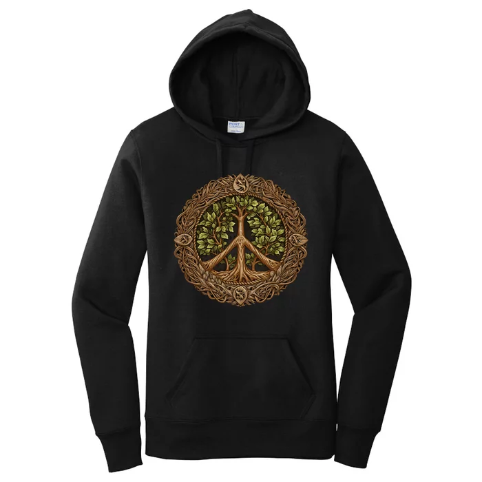 Tree of Life Peace Women's Pullover Hoodie