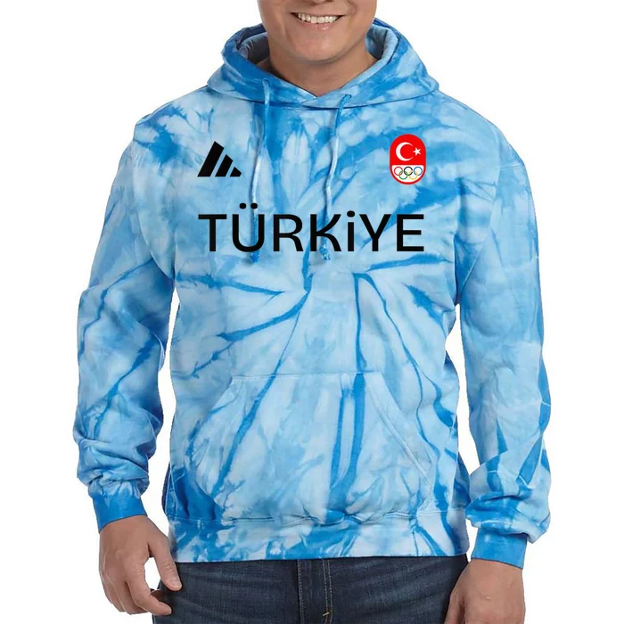 Turkiye Turkey Flag Turkish Shooting Team Sports Tie Dye Hoodie