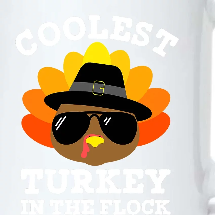 Thanksgiving Turkey Fun Coolest Turkey In The Flock Black Color Changing Mug