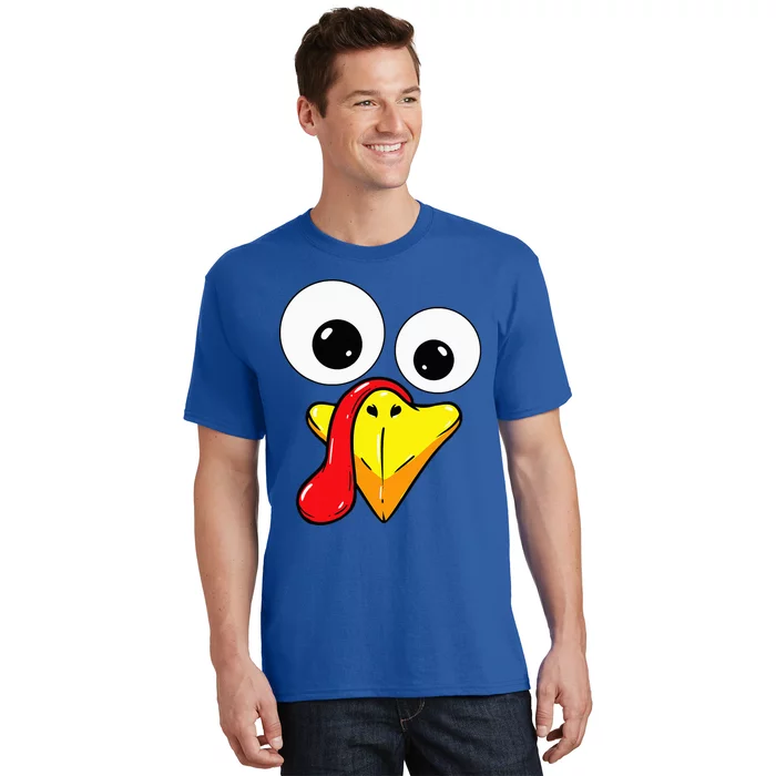 Thanksgiving Turkey Face Matching Family Costume T-Shirt