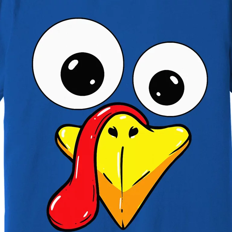 Thanksgiving Turkey Face Matching Family Costume Premium T-Shirt