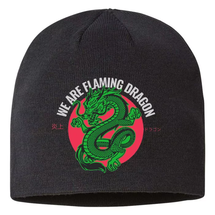 Tropic Thunder Flaming Dragon Funny 8 1/2in Sustainable Knit Beanie