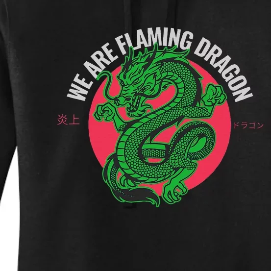 Tropic Thunder Flaming Dragon Funny Women's Pullover Hoodie