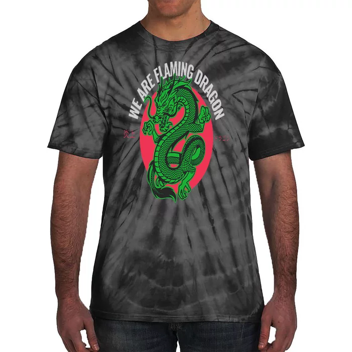 Tropic Thunder Flaming Dragon Funny  Classic Movie Tie-Dye T-Shirt