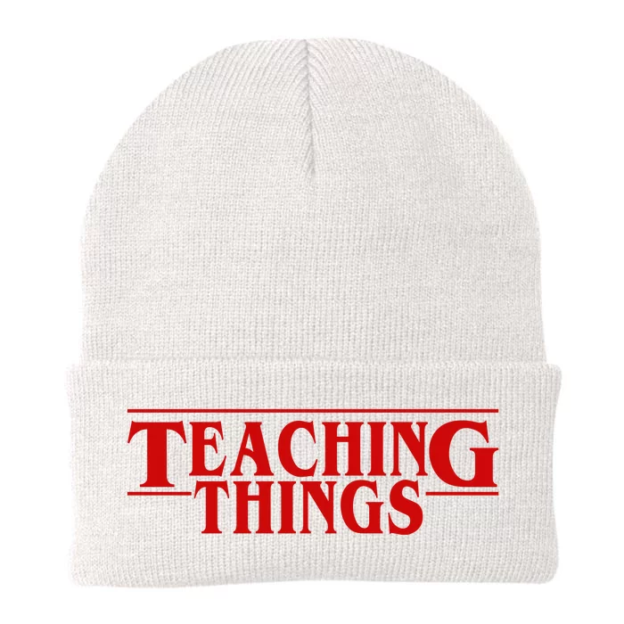 Teaching Things Funny Gift For Teacher Knit Cap Winter Beanie