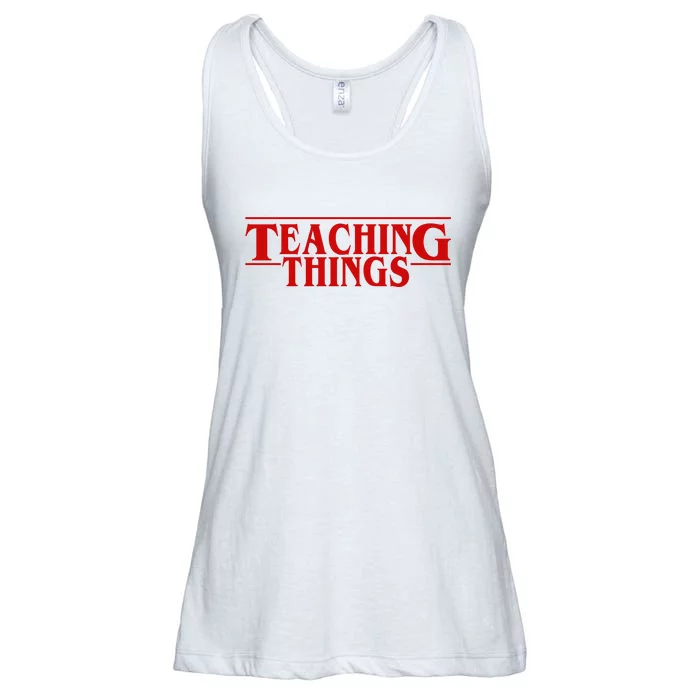 Teaching Things Funny Gift For Teacher Ladies Essential Flowy Tank